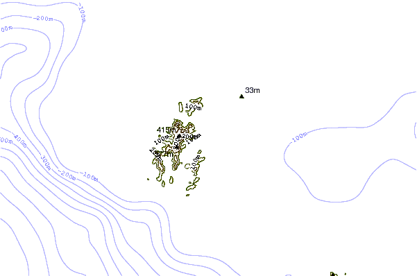 Shoreline around Galion
