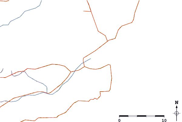 Roads and rivers around Galiote
