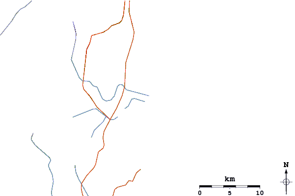 Roads and rivers around Gamboa