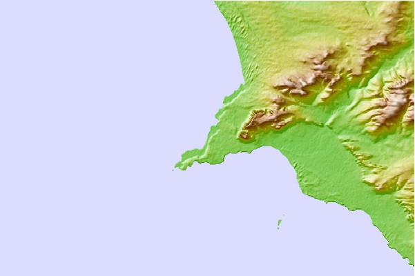 Surf spots located close to Gansbaai