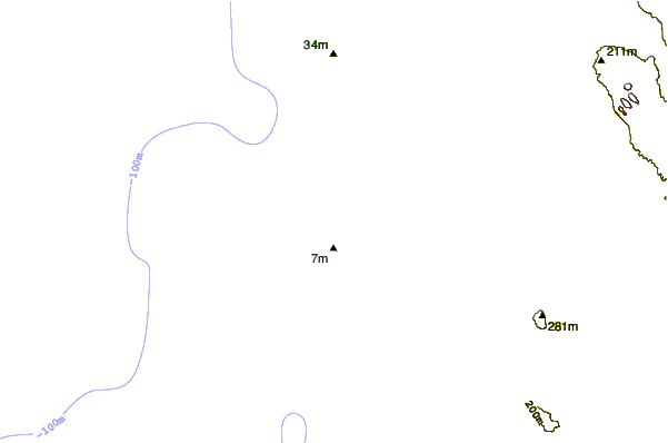 Shoreline around Garbage Dump