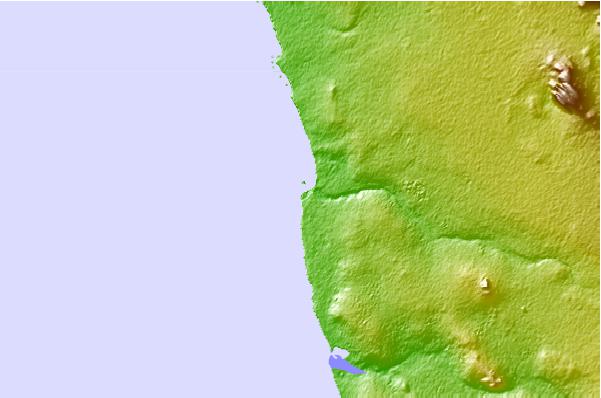 Surf spots located close to Garbage Dump
