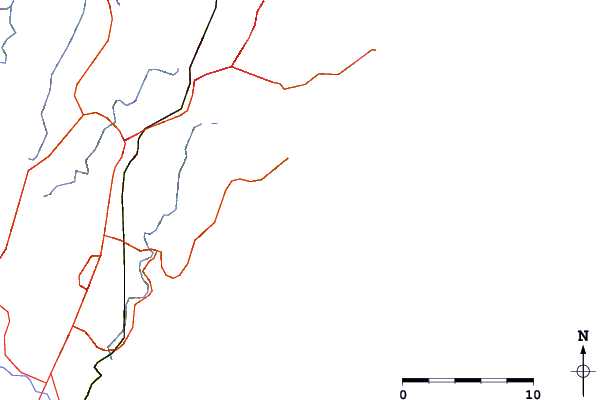 Roads and rivers around Marley