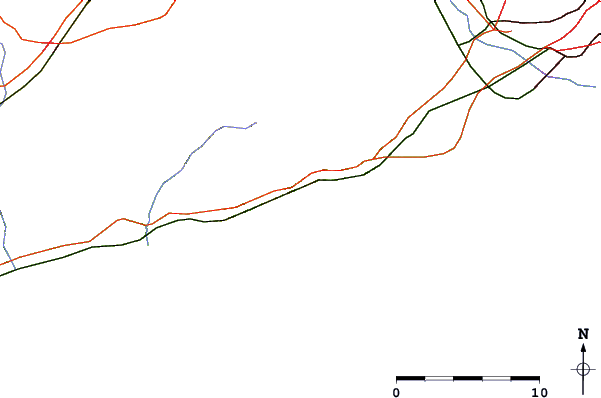 Roads and rivers around Garraf