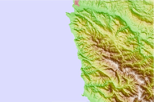 Surf spots located close to Garrapata