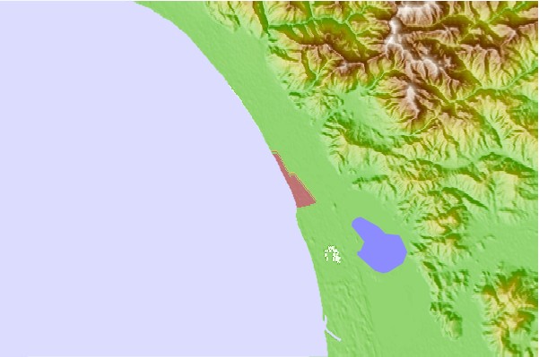 Surf spots located close to Garuglia Point (Lido di Camaiore)