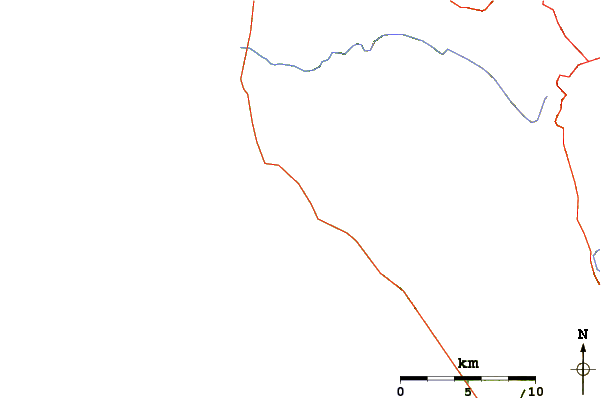 Roads and rivers around Gazos Creek