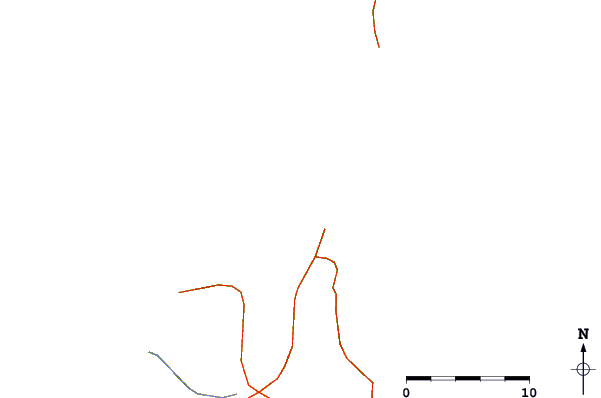 Roads and rivers around Generosa