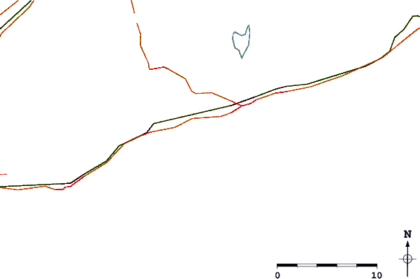 Roads and rivers around Georgica Pond