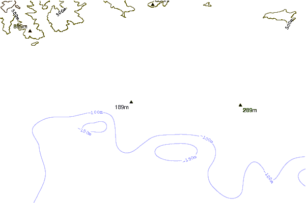 Shoreline around Gerickes Point