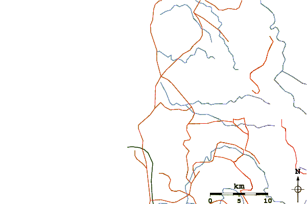 Roads and rivers around German Sunset Break
