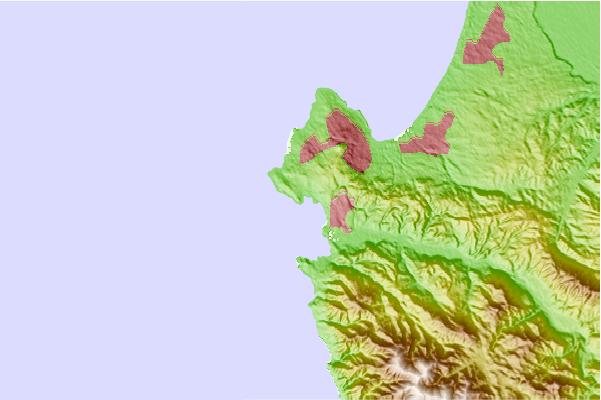Surf spots located close to Ghost Tree