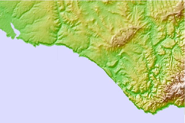 Surf spots located close to Gibson Steps