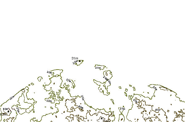 Shoreline around Gilleleje