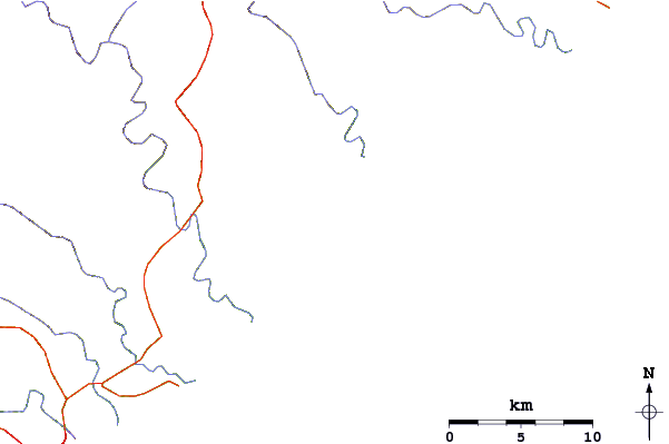 Roads and rivers around Glen Eden