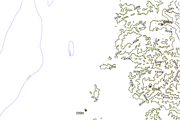 Shoreline around Gleneden Beach