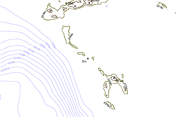 Shoreline around Glyfada (Corfu)