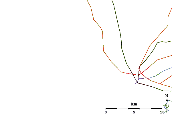 Roads and rivers around Glommen