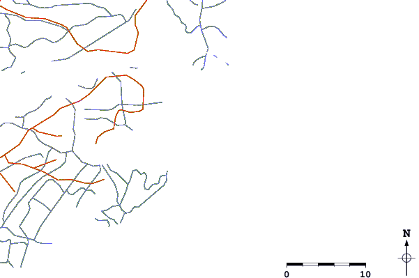 Roads and rivers around Godavari River Bar