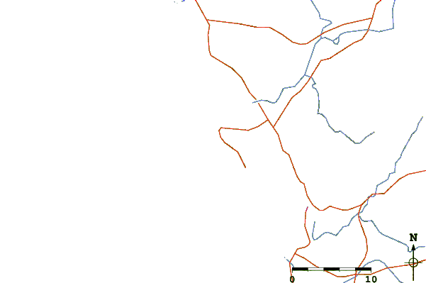 Roads and rivers around Gokarna Beach