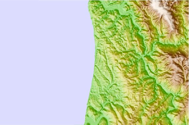 Surf breaks located close to Gold Bluffs Beach