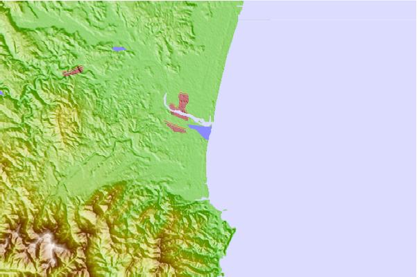 Surf spots located close to Golfcourse