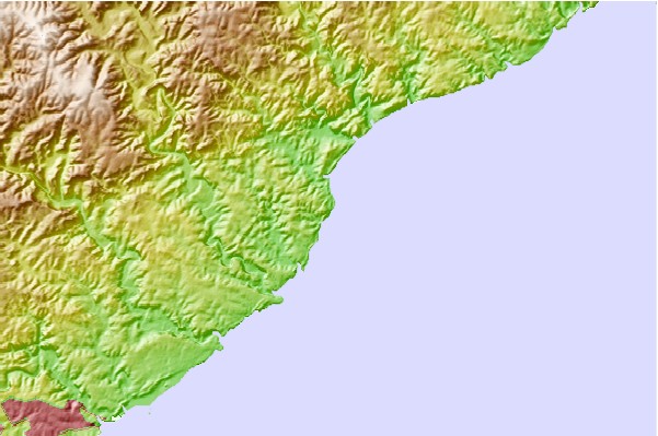Surf spots located close to Gonubie Reef (The Lefts)