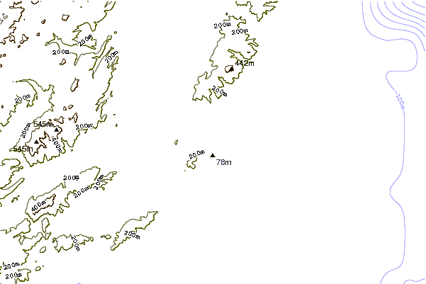 Shoreline around Gore Bay
