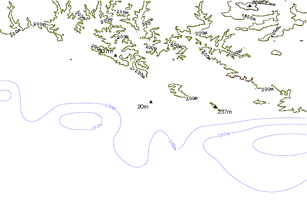 Shoreline around Goukamma River Mouth