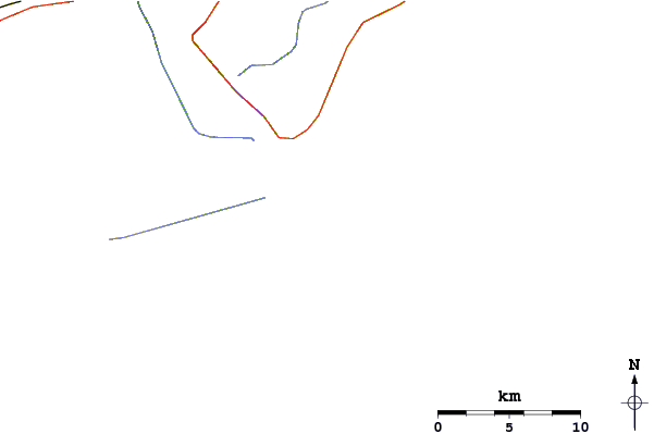 Roads and rivers around Gourits Mouth