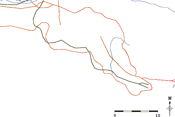 Roads and rivers around Les Lecques