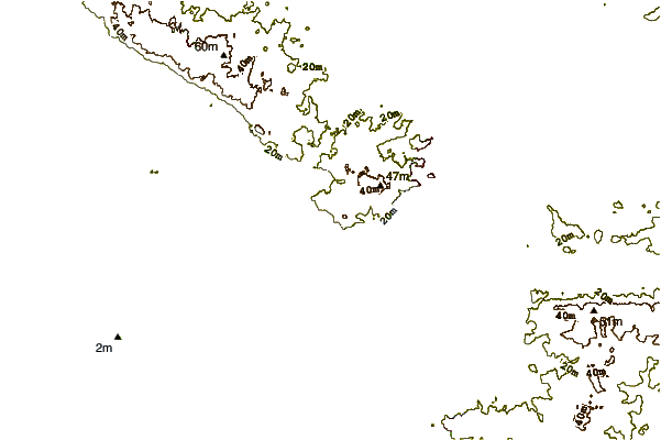 Shoreline around Grande Trait