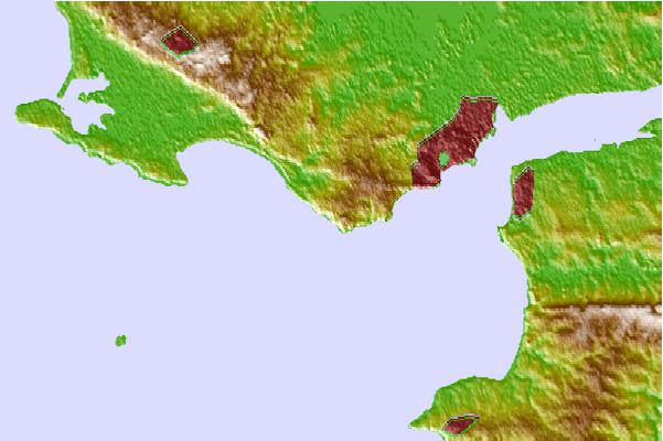 Surf spots located close to Grande Trait