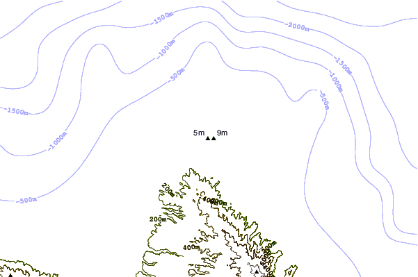 Shoreline around Graters