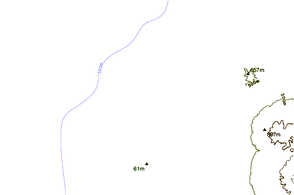 Shoreline around Graveyards