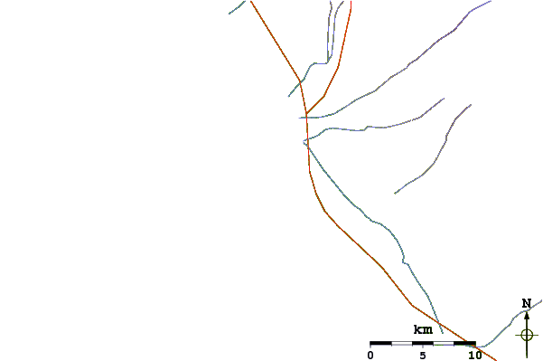 Roads and rivers around Graveyards