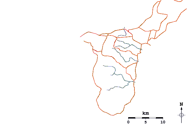 Roads and rivers around Graveyards