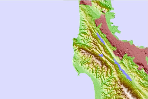 Surf spots located close to Gray Whale Cove