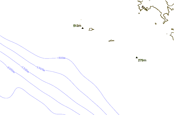 Shoreline around Green Island Left (Île Verte)