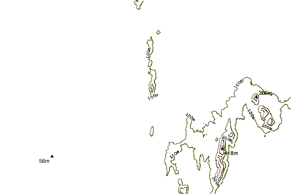 Shoreline around Greenly Beach