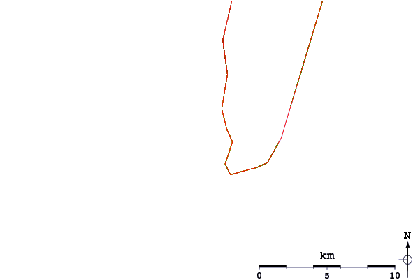 Roads and rivers around Gronhogen