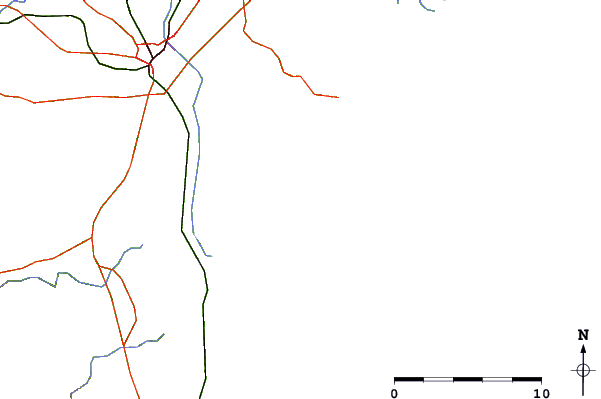 Roads and rivers around Gruissan Plage