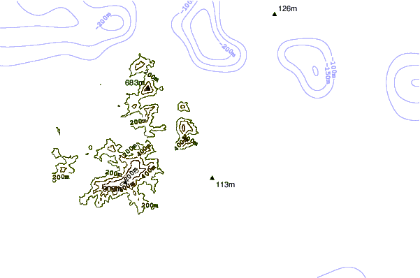 Shoreline around Guacuco