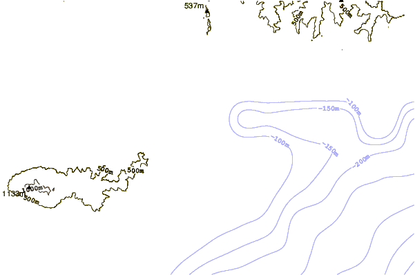 Shoreline around Guadalmar