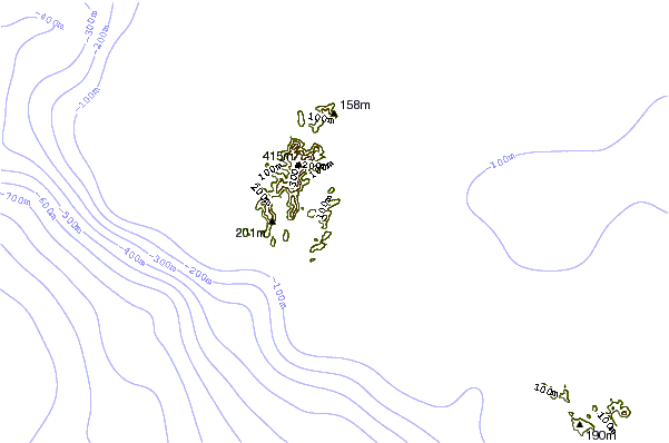 Shoreline around Guana Bay