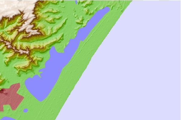 Surf spots located close to Guarita