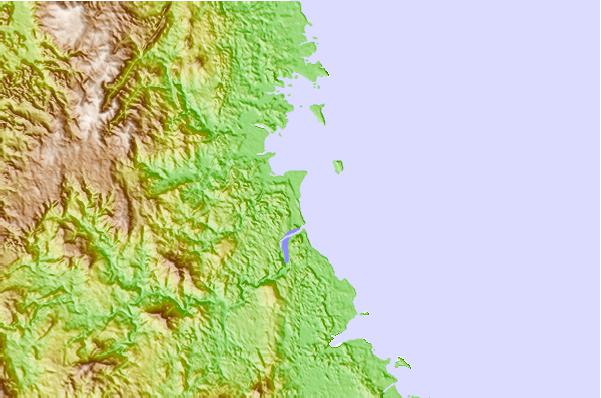Surf spots located close to Guitagican Beach