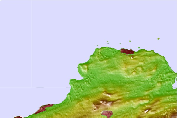 Surf spots located close to Gullane Bay