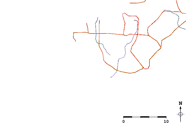 Roads and rivers around Gunnamatta Beach