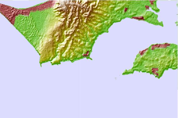 Surf spots located close to Gunnery